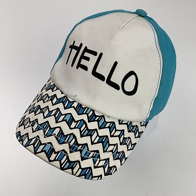 Hello Kids Ball Cap Hat Adjustable Baseball
