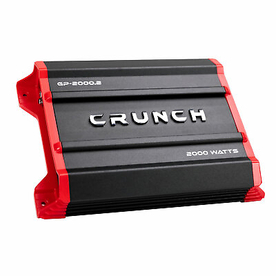 #ad Crunch GP 2000.2 Ground Pounder 2000 Watt 2 Channel Amplifier Car Stereo Amp
