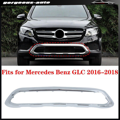 #ad 1Pcs Front Bar Guard Plate Skid Bumper For Benz GLC 200 260 300 2016 2018
