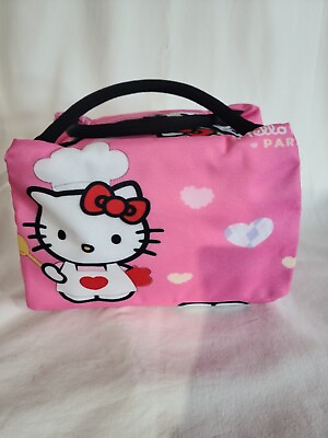 #ad Hello Kitty Chef Insulated Lunch bag Pink