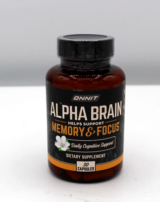 #ad Onnit Alpha Brain Memory amp; Focus Dietary Supplement 30 Capsules EXP 2025