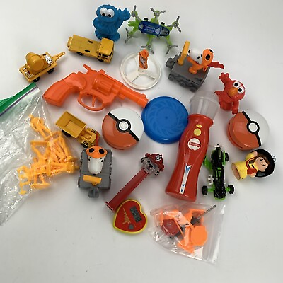 Bag of Small Toys Pokemon Snoopy Sesame Street Soldiers
