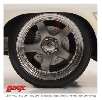 #ad NEW ARRIVAL GMP 19007 GMP 1:18 Pro Touring 5 Spoke Wheel and Tire Pack From...