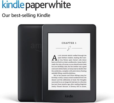Amazon Kindle Paperwhite 7th Generation E Book Reader 6quot; WiFi 300ppi 4Gb Black