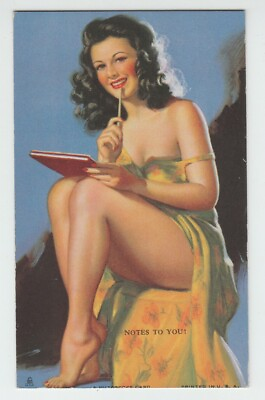 #ad #ad 77427 OLD MUTOSCOPE ARTISTS PIN UP GIRLS quot;NOTES TO YOU quot;