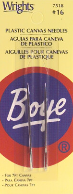 Boye Plastic Canvas Needles Size 16 2 Pkg 7518 3 Pack