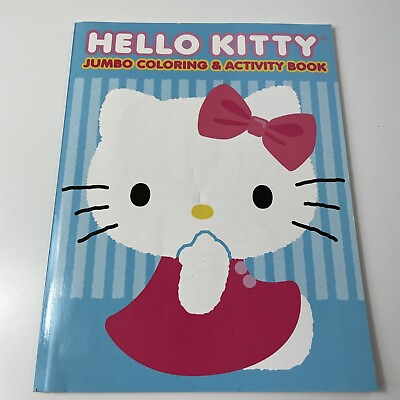 #ad #ad Hello Kitty Sanrio Jumbo Coloring and Activity Book New 2013 10 1 2”x8” B29