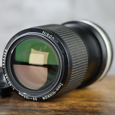 #ad Nikon Zoom Nikkor 35 105MM Lens for Nikon 35MM SLR Camera