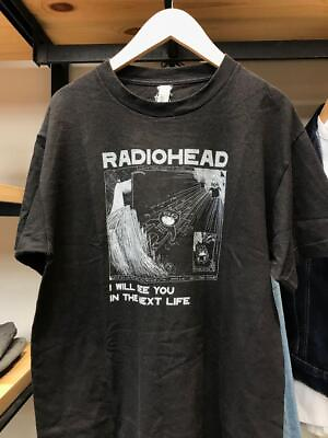 #ad Radiohead Vintage Tour Tee Shirt Music Band Shirt Reprint