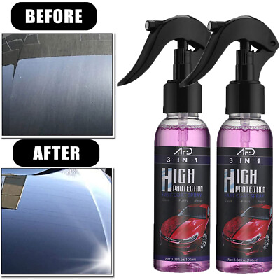 #ad 2PCS Multi functional Coating Renewal Agent Quick Coating Spray High Protection