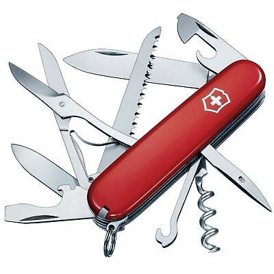 Victorinox Swiss Army Multi Tool Huntsman Pocket Knife Red 1.3713