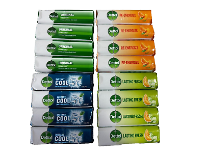 #ad Dettol Soap 16x 100g 16 Pcs with 4pcs x4 different types Free FedEx Shipping