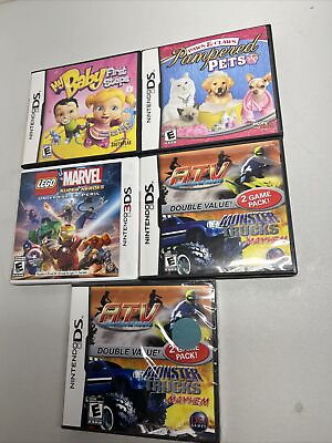 #ad lot of 5 Games For Nintendo DS amp; 3DS Used amp; New
