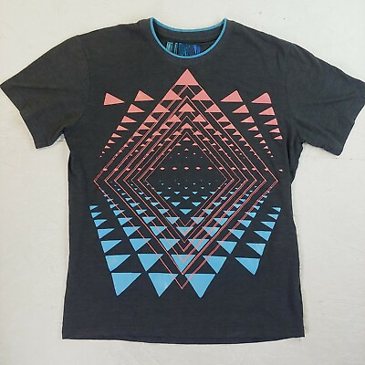 #ad Artistry in motion t shirt size XL prism art triangle trippy slim fit