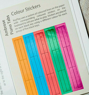 Keyboard Color Stickers Makes Learning Piano EASY Beginners Play in just 1 hour