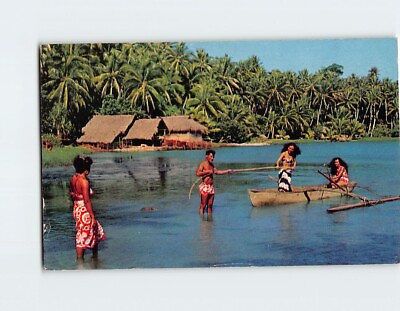 Postcard Return From Sea Tahiti French Polynesia