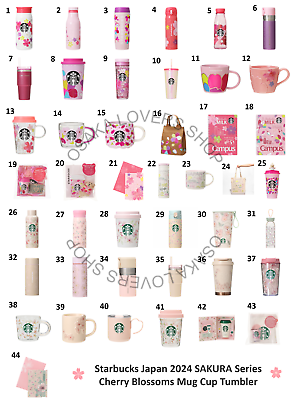 #ad #ad Starbucks Japan SAKURA 2024 1st amp; 2nd Series Cherry Blossoms Mug Tumbler STANLEY