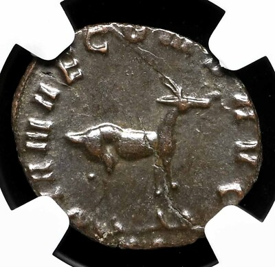 #ad ROMAN EMPIRE. Gallienus. AD 253 268. Billon Antoninianus NGC MS