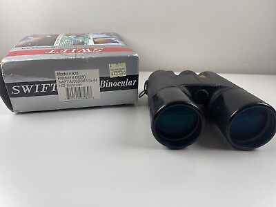 #ad Swift Audubon Binoculars 8.5x 44 Model 828 HCF Binocular With Box