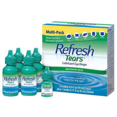#ad Refresh Tears Lubricant Eye Drops 41 Bonus 65 ml Per Pack Exp June 2026