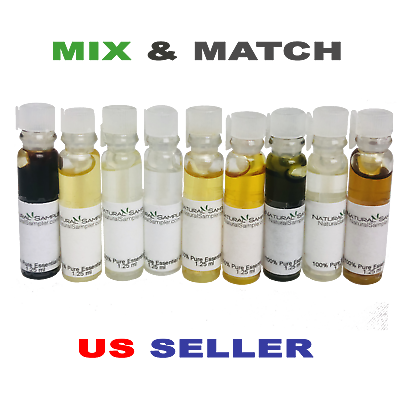#ad Pick Your Own 100% Essential Oil 1.25mL Samples Spend $20 for FREE SHIPPING