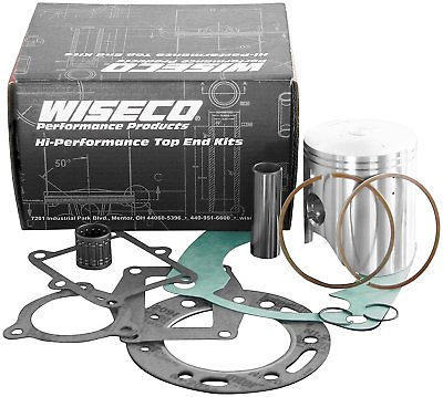 #ad CR125 CR125R 2000 STOCK WISECO TOP END KIT PISTON 54MM TOP END GASKET PK1257