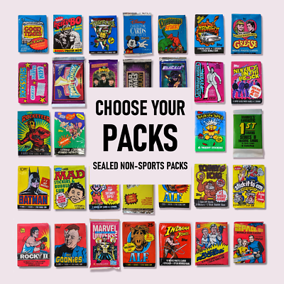 #ad #ad Sealed Non Sport Trading Card Packs VTG You Pick Marvel Impel Comic Topps DC