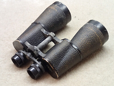 Zeiss 15x60 Vintage Delfortem Binoculars Estate Item Rough Survivor