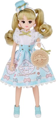 #ad TAKARA TOMY Sanrio I Love Cinnamoroll Licca Chan Doll and Dress Set NEW