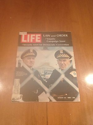 #ad LIFE Magazine Law and Order August 23 1968 Security for Democratic Convention