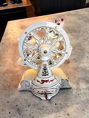 #ad Vintage Avon Porcelain Musical Ferris Wheel 2001
