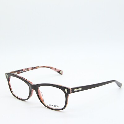 NEW NINE WEST NW5006 255 BROWN PINK RED AUTHENTIC EYEGLASSES FRAMES 50 16