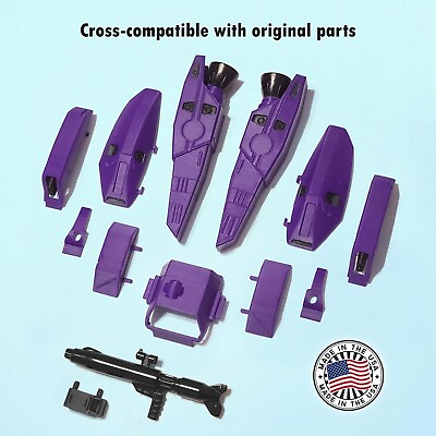 G1 Jetfire Complete 3D PRINTED Parts Set Purple