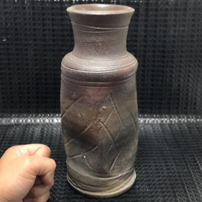 #ad Antique Art A Mysterious Old Looking Bizen Ware Vase Came Out Of The Storehouse