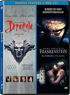 #ad New Bram Stoker#x27;s Dracula Mary Shelley#x27;s Frankenstein 2 Movie Pack DVD