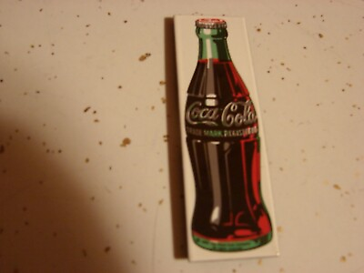 #ad COCA COLA MAGNET OF COCA COLA BOTTLE 3 1 4 INCHES TALL VINTAGE OLD