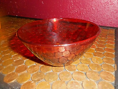 #ad #ad Arcoroc France Classic Ruby Red Bowls Great Condition #17 OR #21 on bottom