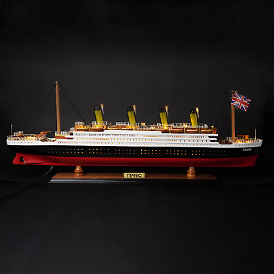 NEW Titanic Model Ship 23quot;L White Star Line Boat Unique Home Decor Birthday Gift