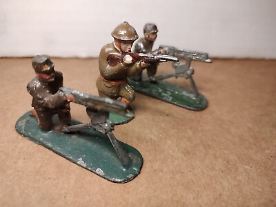 #ad Vintage Toy Soldiers From France 2quot; Lot Of 3