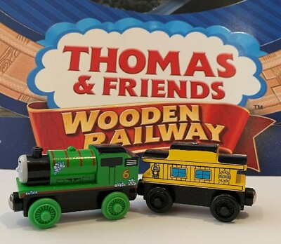 Sudsy Percy With Caboose Thomas the Train Wooden Railway amp; Friends New Loose