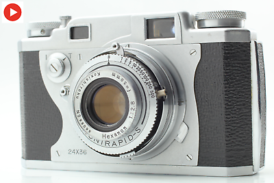 #ad Tested N MINT Konica II Konishiroku Hexar 50mm F2.8 Rangefinder Camera JAPAN
