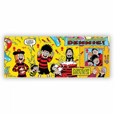 Royal Mail Dennis and Gnasher Stamp sheet of 4 Mint