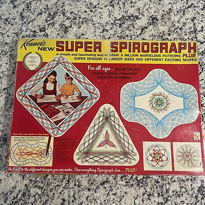 Spirograph Super Spirograph VINTAGE 1969 Kenner Please Read