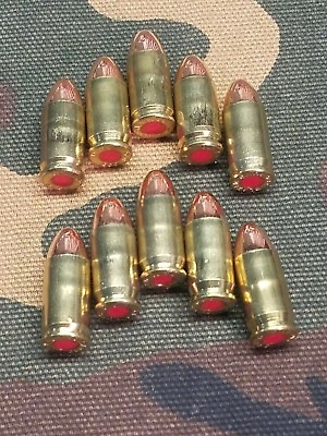 #ad 380 SNAP CAPS SET OF 10 BRASS