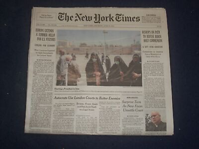 #ad 2021 JUNE 19 NEW YORK TIMES EUROPE EXTENDS A SUMMER HELLO FOR U.S. VISITORS