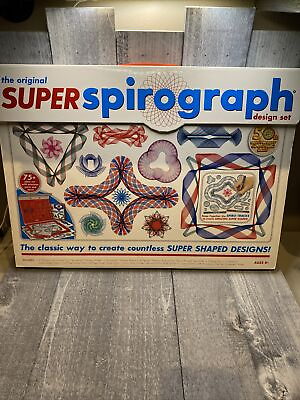 New Super Spirograph Design Set 50th Anniversary 75 Piece Set