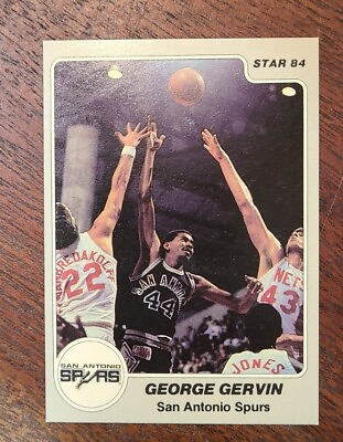#ad 1983 83 Star l George Gervin #241 l San Antonio Spurs HOF