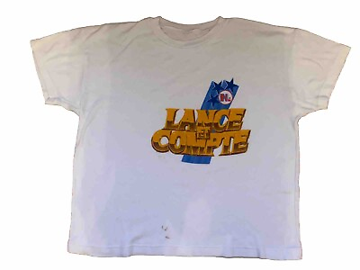 #ad Lance Et Compet Vintage Shirt Quebec Hockey Television French Size Large