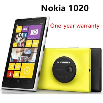Original Nokia Lumia 1020 Wifi 32GB 41MP Dual Core Windows Phone ——New Sealed