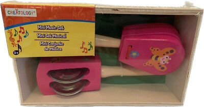 #ad MUSICAL WOOD INSTRUMENTS SET OF 2 Child Music Time Preschool